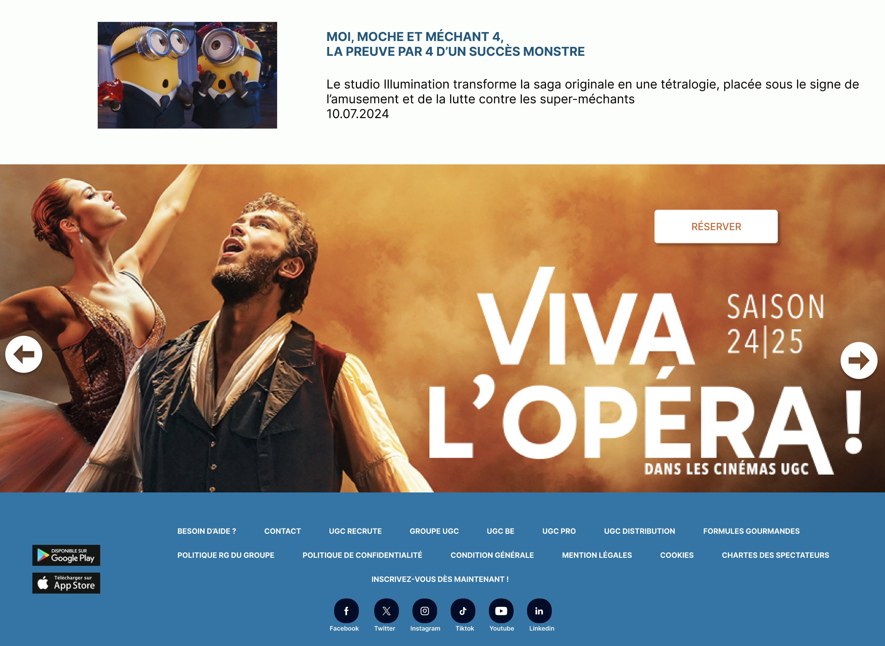 homepage bas de page